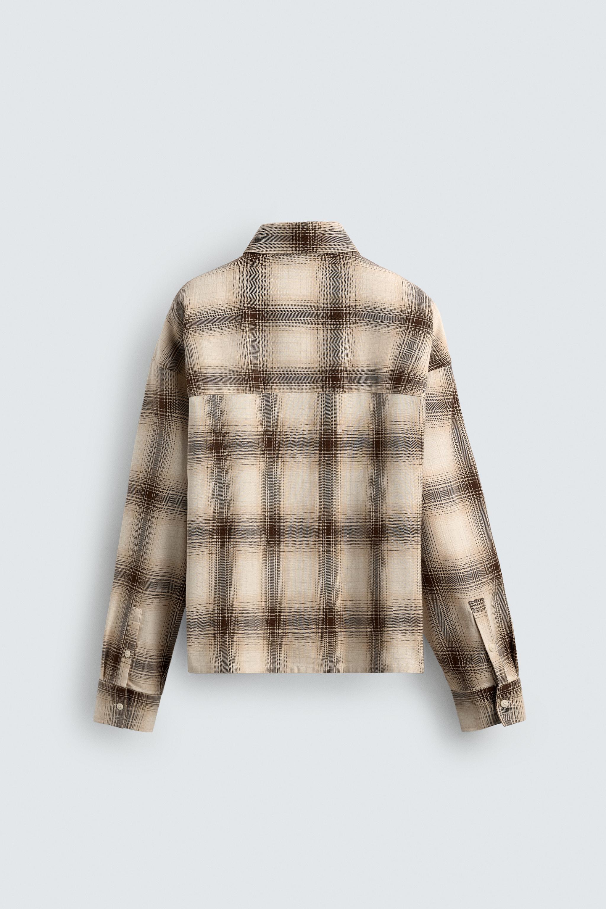 CHEMISE STRUCTURÉE À CARREAUX